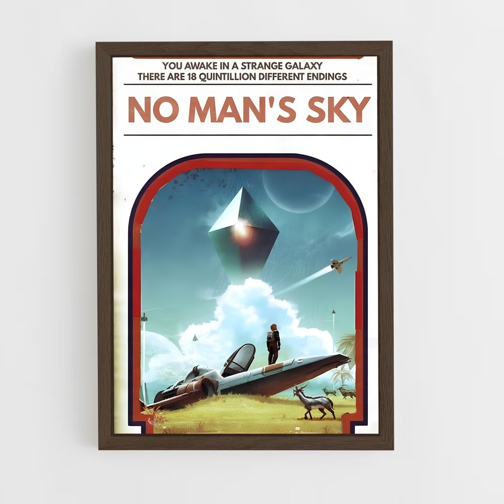 Poster man sky aventureuse – affiche No man sky (vue 5)